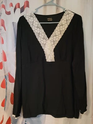 Bobbie Brooks 2XL女式蕾丝上衣 — 第 1/2 张图片