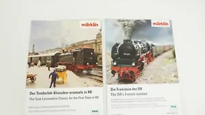 Marklin DR 08 Heavy Express French Woman & Class 75.4 Tank Advertisement Z12 - Picture 1 of 6