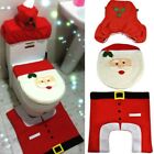 Ornaments DIY Craft Santa Toilet Seat Cover Rug Bathroom Supplies Xmas Decor