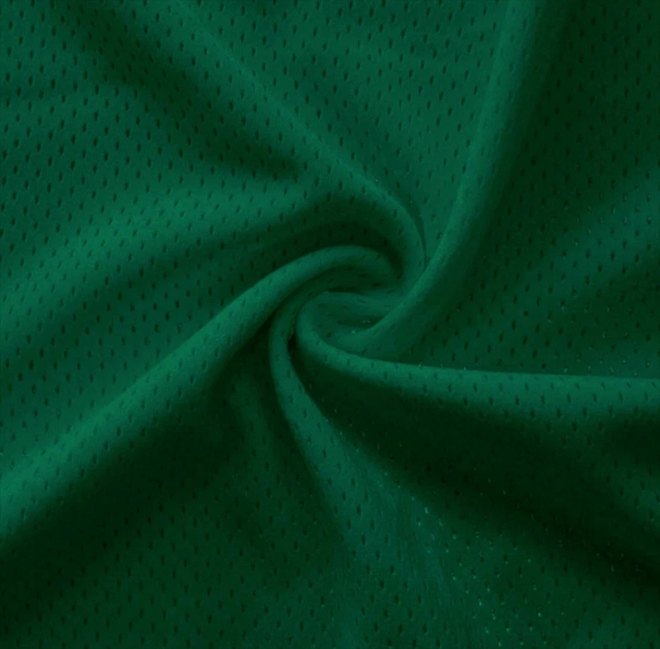 PICO TEXTILES, INC Hunter Green Pro Mesh Heavy Athletic Jersey Fabric - 58" Wide - Medium Holes