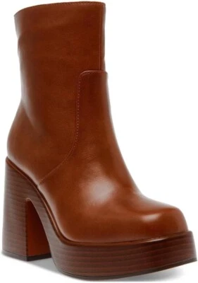 Wild Pair Stellaa Mujer Moda Botas Plataforma Coñac Imitación Cuero 10017898100 Foto 1 de 3