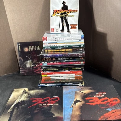 HUGE LOT OF TRADE PAPERBACK HARDCOVER BATMAN HORROR TERMINATOR 300 GAME GUIDE - Image 1 of 4