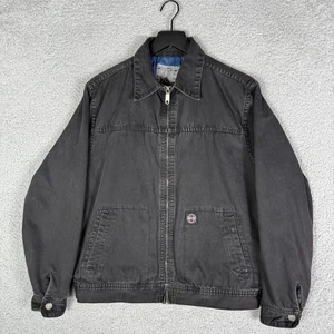 Giacca Bomber Camion Indipendente Vintage Uomo Media Anni 90 Skateboard Nero - Foto 1 di 10