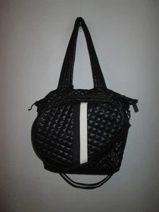 Bolso de Mano Tenis Fregadero de Cocina OLIVER THOMAS Negro/Secreto Alijo Bolsa Puffer - Imagen 1 de 10