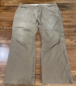 Kuhl Pants Men 40x32 (40x31) Green Kanvus Jeans Outdoor Hiking Canvas Patina Dye - Picture 1 of 10
