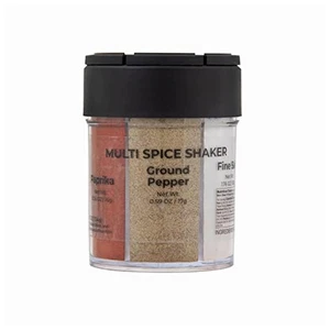 Round Multi Spice Container, Filled with Spices, 3.07 x 3.07 x 4.02 Inch - Bild 1 von 6