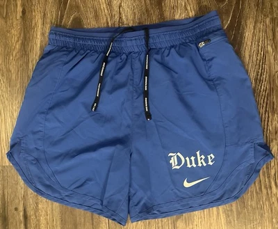 Pantalones Cortos para Correr Para Mujer Nike Duke Blue Devils Tempo Luxe 5” Azul Forrado-Pequeños Foto 1 de 4