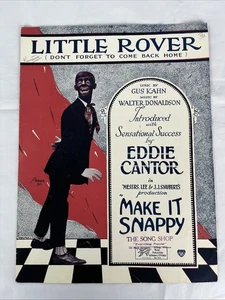 Partituras Eddie Cantor "Make it Snappy" Broadway Theater Americana años 1910-1920 - Imagen 1 de 6