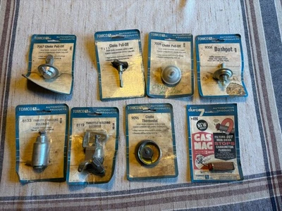 TOMCO THROTTLE IDLE HOLDING SOLENOIDS & MORE DASHPOT LOT - Image 1 of 4