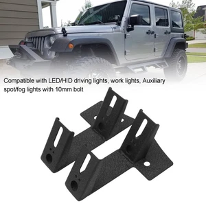 ･*A Pillar Windshield LED Work Light Mounting Brackets Carbon Steel For  - Picture 1 of 12