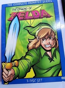 The Legend of Zelda - The Animated Series (DVD, 3-Disc Set, 1989) Missing 1 Disk - Imagen 1 de 12