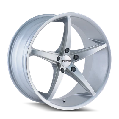 20x8.5 Touren TR70 银色/铣削辐条轮 5x120 (20 毫米) — 第 1/4 张图片