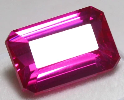 Natural 22.25 Ct Certified UTAH Red Beryl Bixbite 18x12 MM Emerald Unheated Gems - Image 1 of 4