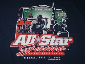 LA 1999 All-Star Game FENWAY PARK Boston Red Sox (XL) T-Shirt PEDRO MARTINEZ MVP - Picture 1 of 3