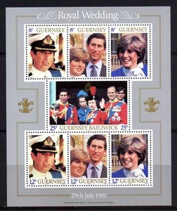 102611/ Guernsey 1981 - Bl. 3 - Royal Wedding - ** - M€ 8,00 - TOPP MOTIVE - Picture 1 of 1