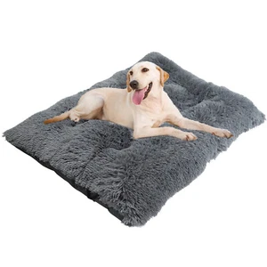 M-XXL Dog Bed Cat Beds Soft Washable Fleece Puppy Cushion Warm Pet Bed Large Dog - Picture 1 of 21