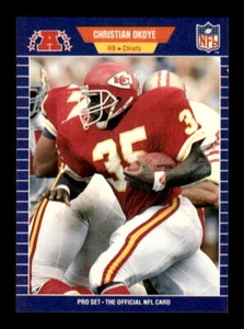 1989 Pro Set #176 Christian Okoye - Picture 1 of 2