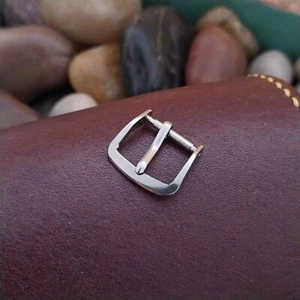 Vintage 13mm Stainless Steel nos Unused 1950s-1960s Classic Watch Band Buckle - Picture 1 of 5