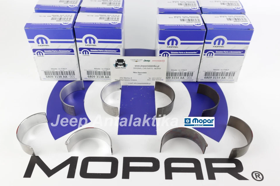 Connecting Rod Bearings Upper and Lower Kit Jeep Cherokee KL 2.0CRD New Mopar - Image 1 of 4