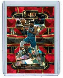 2023-24 Select - Red Cracked Ice - Karl-Anthony Towns - Imagen 1 de 5