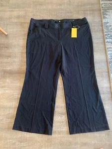 Lane Bryant women's Dress Pants 8 Plus 48W Houston Gray Stretchy trousers NEW - Picture 1 of 11