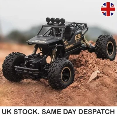Rock Crawler 4x4 Off Road Monster Remote Control Car For Kids Xmas Toys 4WD - Image 1 of 4