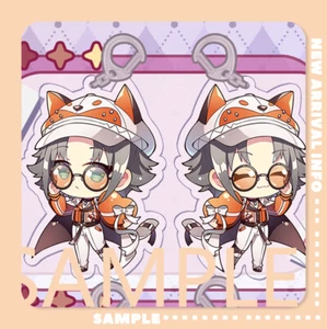 Ciondolo Portachiavi Nijisanji EN Luxiem Vtuber Mysta Rias doppio lato acrilico - Foto 1 di 2