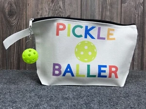 Pickle Baller Pickleball Ball Bag Tote - FREE SHIPPING - FREE PERSONALIZATION - Picture 1 of 10