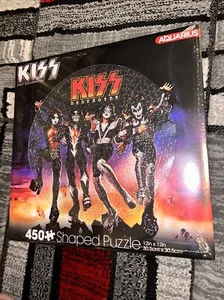 Kiss Destroyer "Album Art" kreisförmiges Puzzle in Schallplattengröße (450 Teile versiegelt neu) - Bild 1 von 5