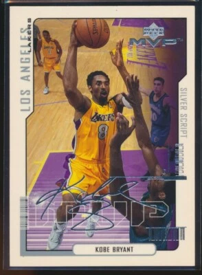 2000-01 Upper Deck MVP Silver Script Kobe Bryant Los Angeles Lakers #77 - Image 1 of 2