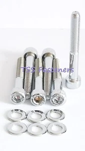 Kawasaki GPz1100 - B1/B2 Switchgear Attachment Bolts Set - CHROME - Picture 1 of 3