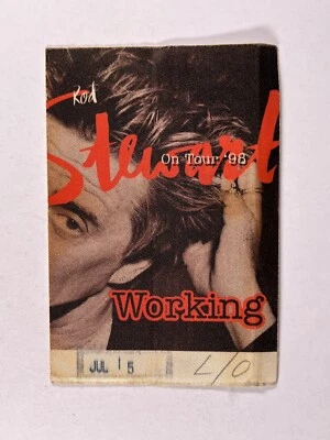 Rod Stewart Backstage Pass Original Working Personnel On Tour July 1993 - Image 1 of 4
