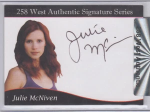 Julie McNiven 258 West Authentic Signature Series Auto (258/258) Supernatural - Picture 1 of 2