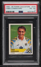 1995-96 Panini Calciatori Stickers Blue Back Fabio Cannavaro #215 PSA 4