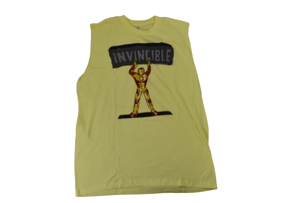 Camisa Marvel Para Hombres Invincible Iron Man Musculosa Nueva L Foto 1 de 1