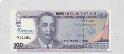 100 Piso Philippines Banknote Commemorative Issue (2011)CU - Image 1 of 2