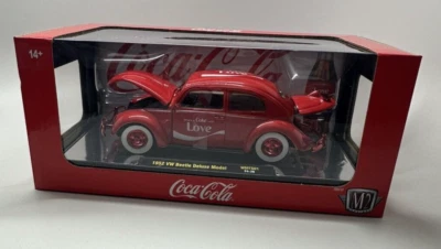 M2 Machines 1952 VW Volkswagen Beetle Coca Cola 1:24 1/750 Chase Walmart 24-39 - Image 1 of 4