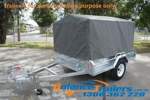 9x5 TRAILER CAGE CANVAS COVER TARP 600mm 2 FOOT - Picture 1 of 12