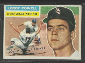1956 TOPPS # 144 LEROY POWELL WHITE SOX RC GB NM- - Picture 1 of 2