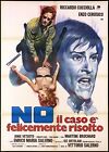NO THE CASE IS HAPPY SOLVED POSTER POLICE FILM 1973 MOVIE POSTER 2F