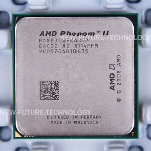 AMD Phenom II X4 830 (HDX830WFK4DGM) CPU Processor 2000 MHz 2.8 GHz Socket AM3