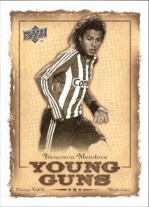 2008 (CHIVAS USA) Upper Deck MLS Young Guns #YG2 Francisco Mendoza