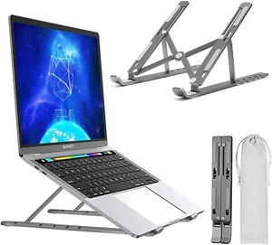 Laptop Stand Adjustable Portable Laptop HolderAluminum Alloy Desktop Mount Co... - Picture 1 of 1