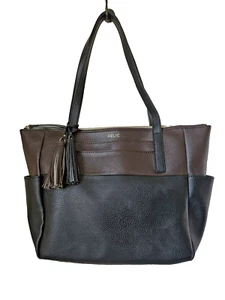 Bolso de Mano Mujer Reliquia Color Marrón y Negro Talla L - Imagen 1 de 5