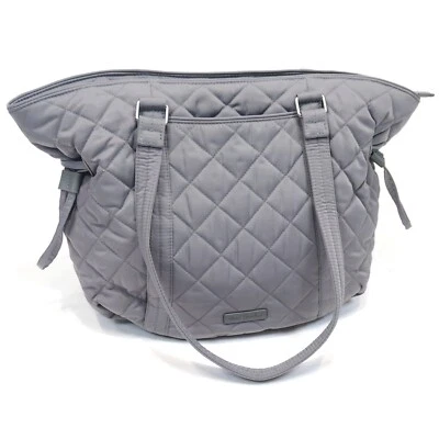 ❤️ vera bradley Classic Gray Glenna Satchel Performance Twill - Image 1 of 4