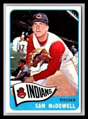 1965 Topps #76 Sam McDowell VG or Better - Image 1 of 2