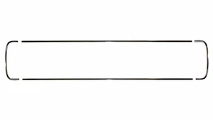 1966-1977 Early Ford Bronco Grill Chrome Kit with Clips, New - Picture 1 of 3