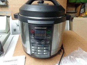 FARBERWARE 7N1 PROGRAMMALE PRESSURE COOKER DIGITAL 6QT MULTI COOKER NEW CS6004W - Picture 1 of 9