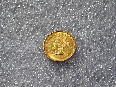 1873 USA GOLD DOLLAR  $1 INDIAN PRINCESS  OPEN 3 LOT OF LUSTER - Image 1 of 4