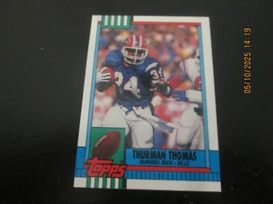 THURMAN THOMAS BILLS 1990 TOPPS FOOTBALL CARD #206 (HOF 2007) - Bild 1 von 2